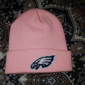 Philadelphia Eagles Breast Cancer Pink Beanie NWOT